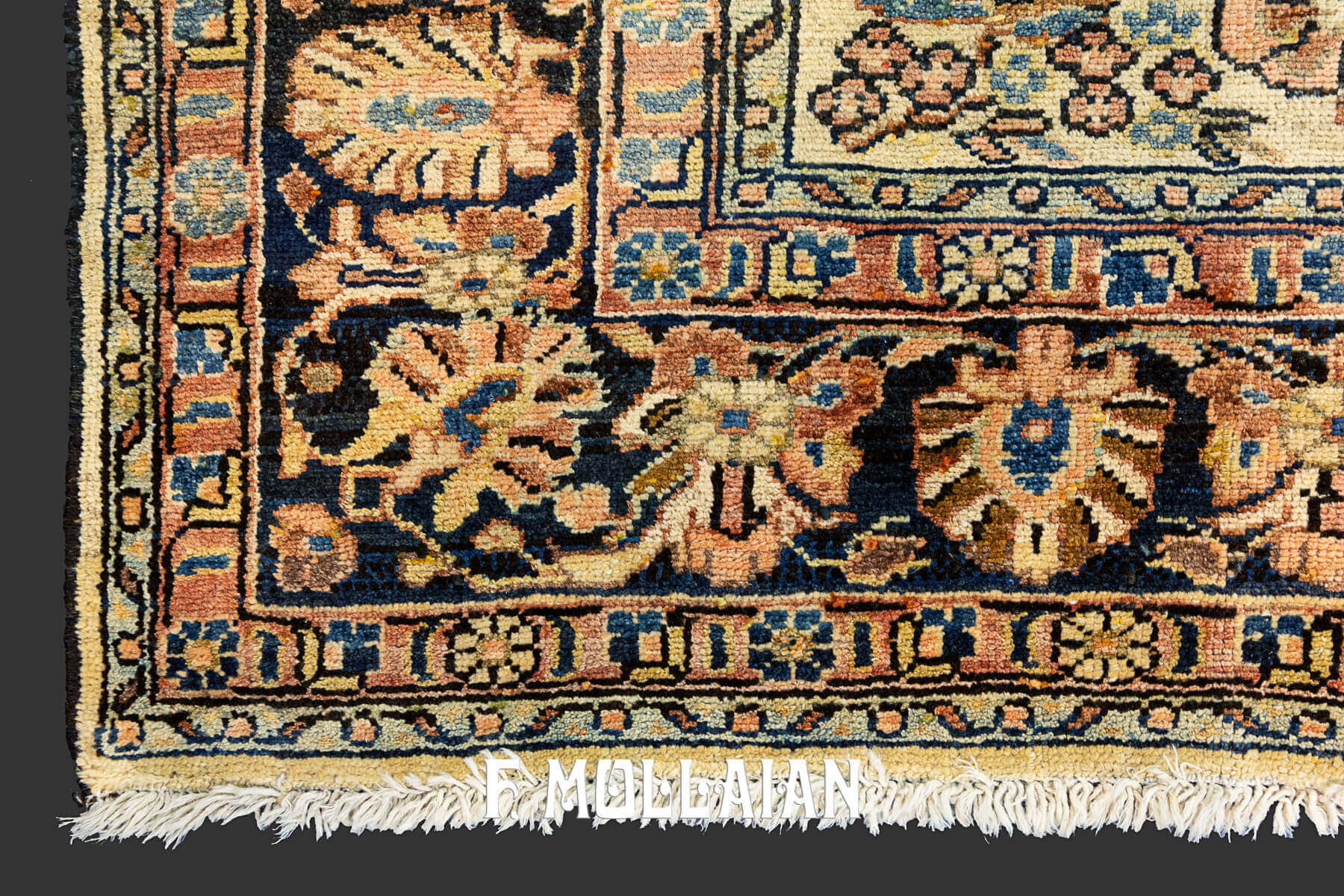 Hand-knotted Antique Persian Hamadan Rug n°:50201759